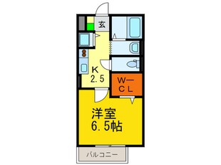 ルピナスＡ棟の物件間取画像